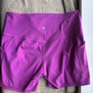 lululemon athletica Women's Vibrant Purple Athletic Shorts